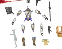 MIX MASHERS - STAR WARS - FIGURINE DELUXE MANDALORIAN ET GROGU