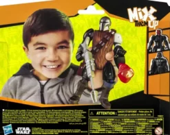 MIX MASHERS - STAR WARS - FIGURINE DELUXE MANDALORIAN ET GROGU