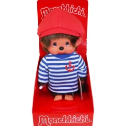 MONCHHICHI- PELUCHE GARCON MARIN 20 CM