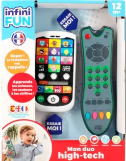 MON DUO HIGH-TECH TELEPHONE + TELECOMMANDE