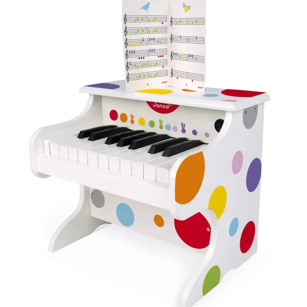 MON 1ER PIANO CONFETTI ELECTRONIQUE- EN BOIS
