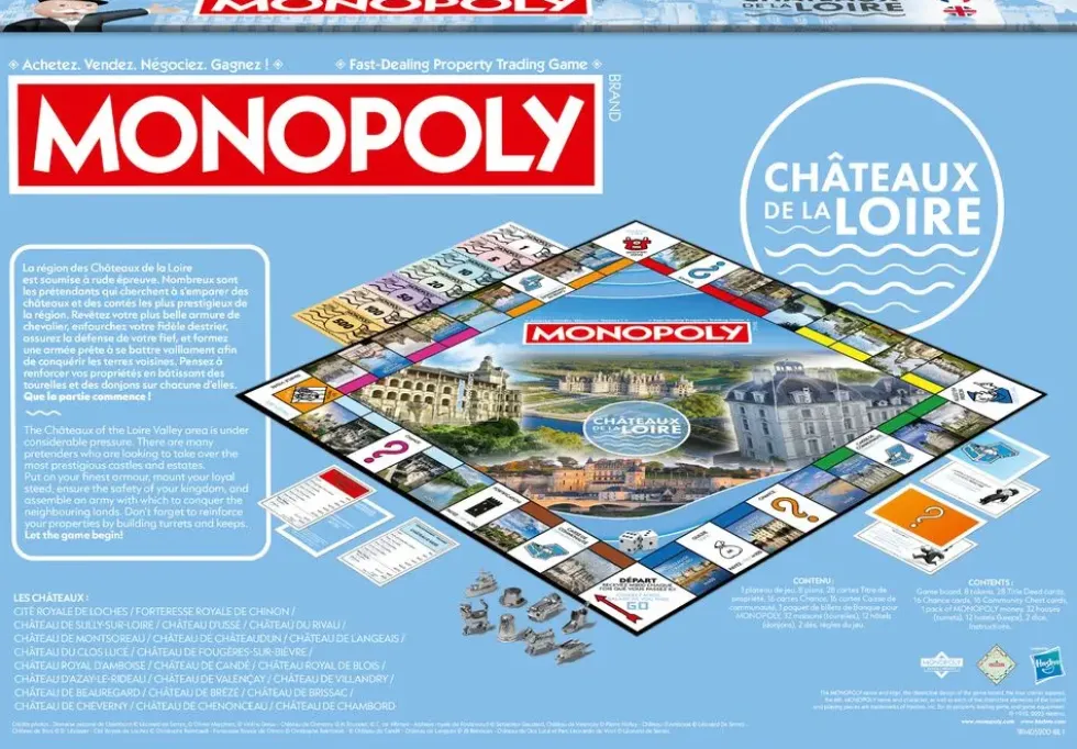 MONOPOLY CHATEAUX DE LA LOIRE