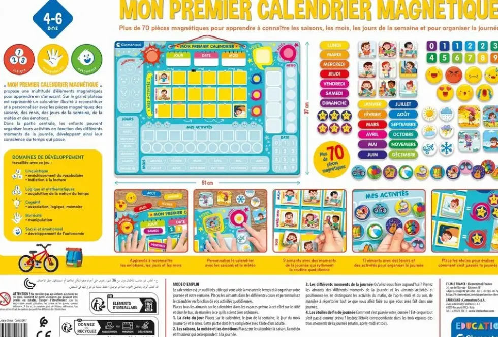 MON PREMIER CALENDRIER MAGNETIQUE
