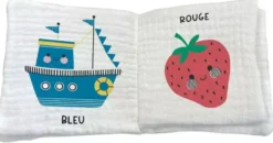 MON PREMIER LIVRE TISSU EN LANGE - LES COULEURS
