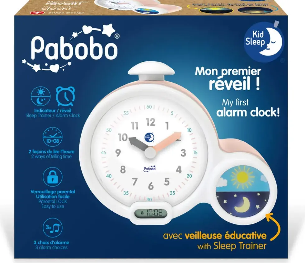 MON PREMIER REVEIL KID'SLEEP CLOCK ROSE