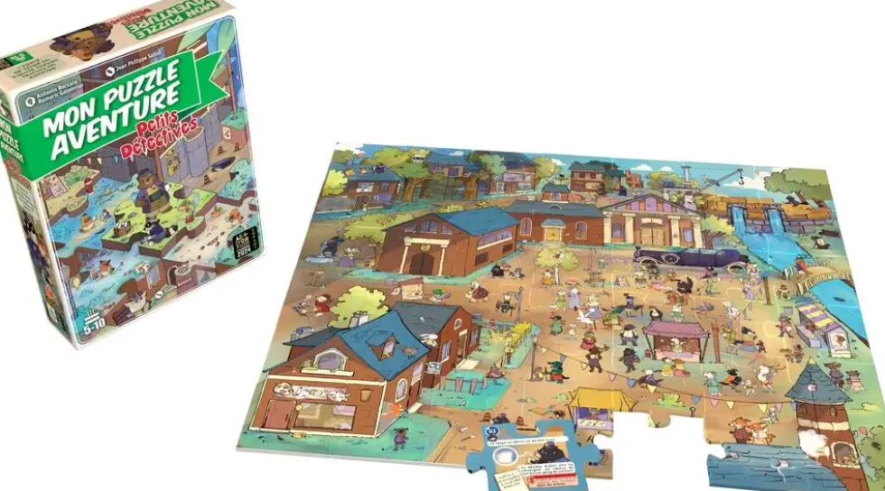 MON PUZZLE AVENTURE PETITS DETECTIVES