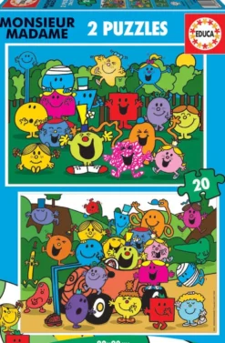 MONSIEUR MADAME -PUZZLE - 2 X 20 PIECES