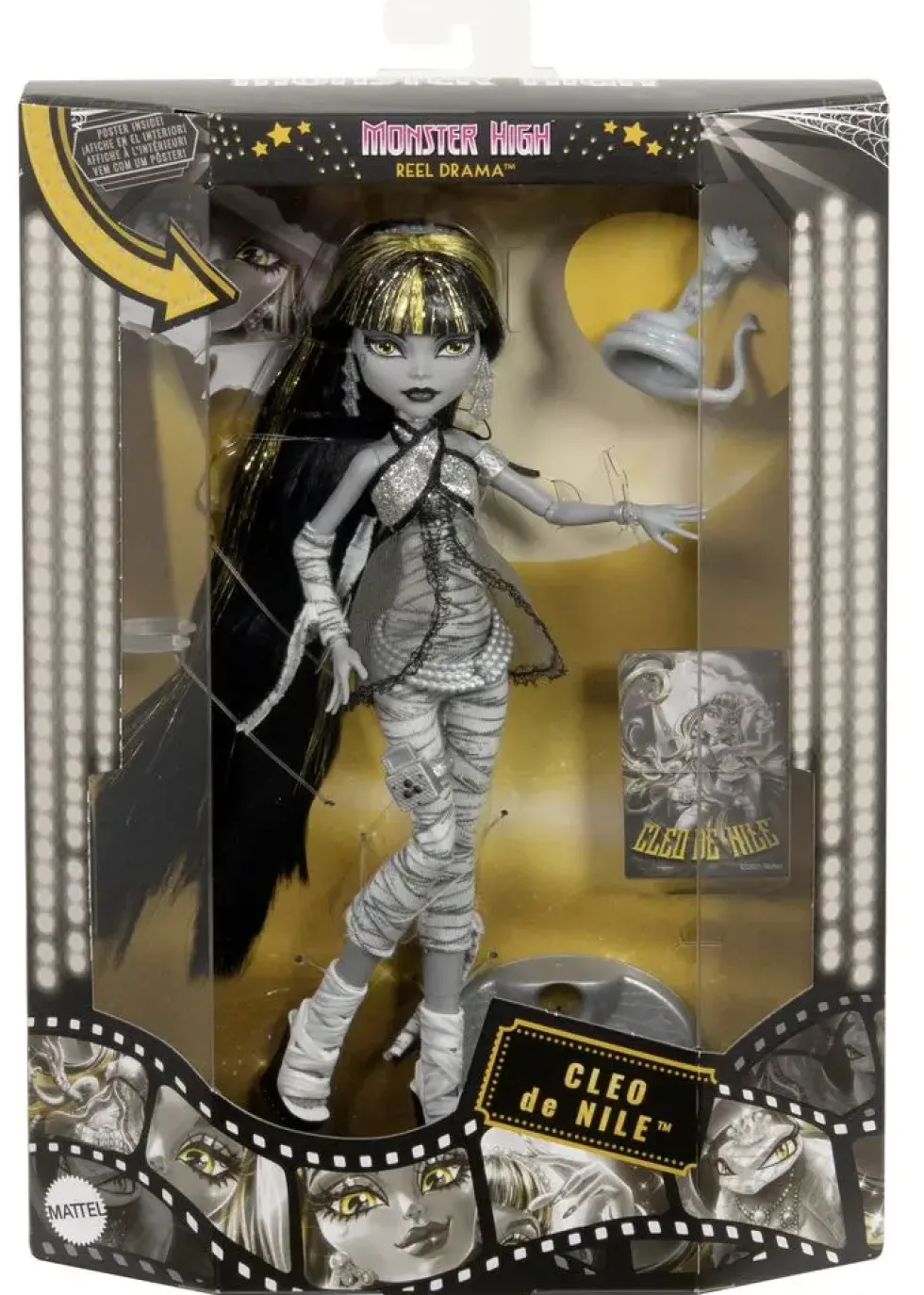 MONSTER HIGH DRAME AU CINEMA - POUPEE POUPEE CLEO DE NILE