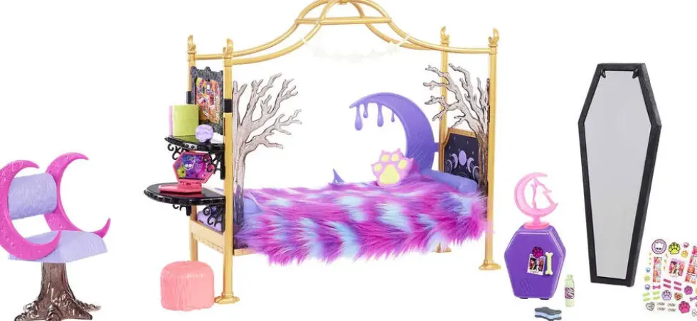 MONSTER HIGH - POUPEE LA CHAMBRE DE CLAWDEEN WOLF