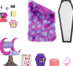 MONSTER HIGH - POUPEE LA CHAMBRE DE CLAWDEEN WOLF