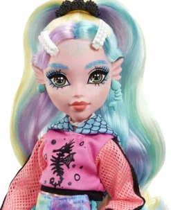 MONSTER HIGH - POUPEE LAGOONA BLUE AVEC PIRANHA DE COMPAGNIE