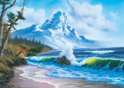 MONTAGNE AU BORD DE LA MER PUZZLE 1000 PIECES