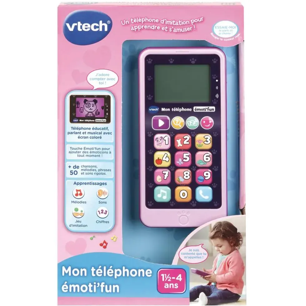 MON TELEPHONE EMOTI'FUN ROSE