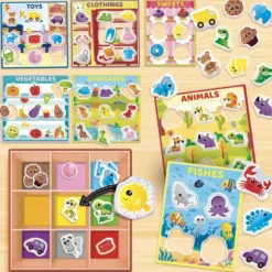 MONTESSORI BABY - BOITE APPRENTISSAGE TRI COULEURS