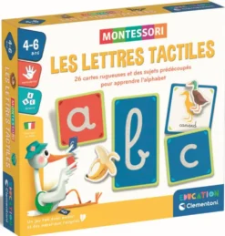 MONTESSORI LESLETTRES TACTILES