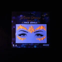 MOON GLOW - BIJOUX DE VISAGE NEON UV - ORANGE INTENSE