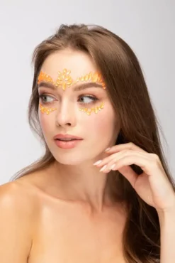 MOON GLOW - BIJOUX DE VISAGE NEON UV - ORANGE INTENSE