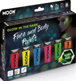 MOON GLOW - COFFRET PEINTURE PHOSPHORESCENTE VISAGE ET CORPS