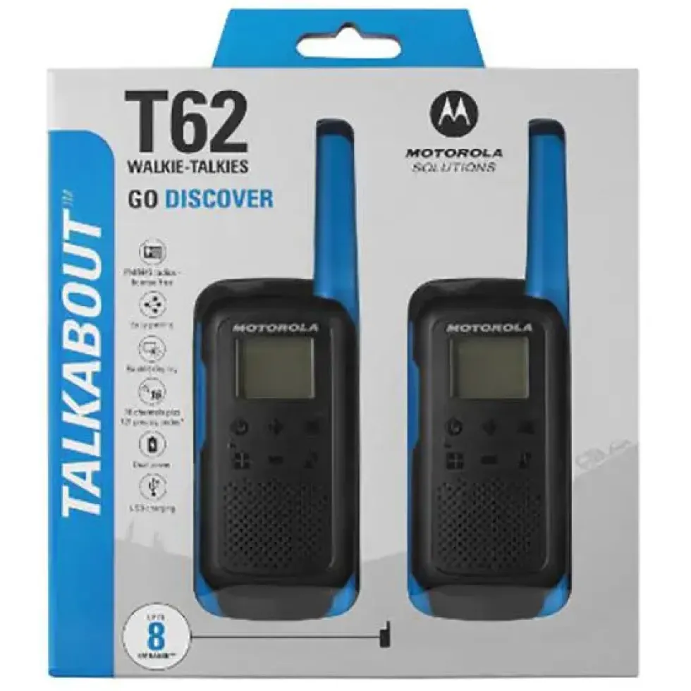 MOTOROLA - TALKIES WALKIES T62 BLEU