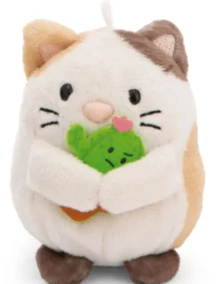 MYMOCHI - PELUCHE CHAT ANGY 8CM AVEC COSTUME DE CACTUS OU DE LAPIN