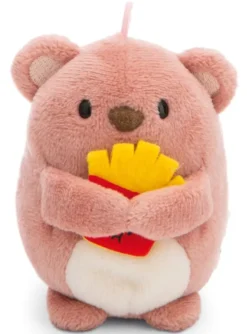 MYMOCHI - PELUCHE OURS NOMO 8CM AVEC FRITES ET COSTUME D'ABEILLE