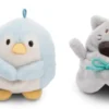 MYMOCHI - PELUCHE PINGOUIN WADDLE8 CM AVEC COSTUME