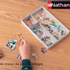 NATHAN PUZZLE 100 PIECES - AU CAMPING - CHERCHE ET TROUVE