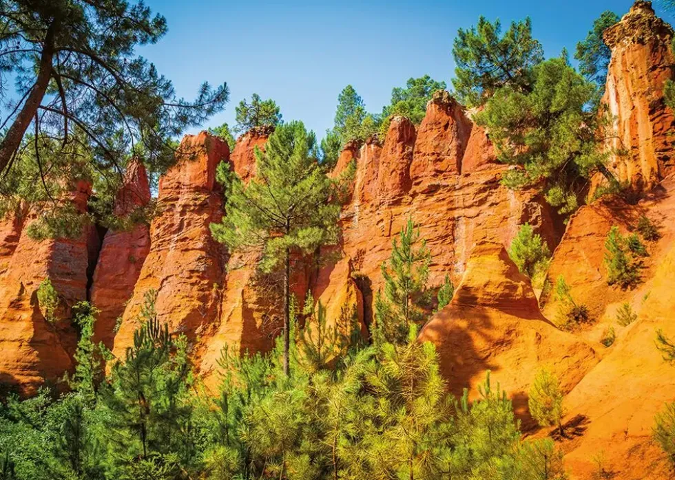 NATHAN PUZZLE 1000 PIECES - LE SENTIER DES OCRES DE ROUSSILLON - COLLECTION REGIONS DE FRANCE