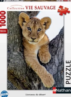 NATHAN PUZZLE 1000 PIECES - LIONCEAU DU DESERT