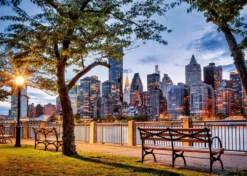 NATHAN PUZZLE 1000 PIECESMANHATTAN AU CREPUSCULE