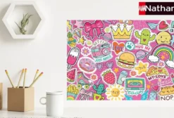 NATHAN PUZZLE 150 PIECESPOP, FUN ET STICKERS