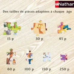 NATHAN PUZZLE 250 PIECESSTICKERS ET GRAFFITIS