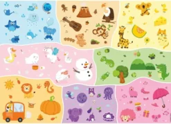 NATHAN PUZZLE 45 PIECES - UN MONDE DE COULEURS