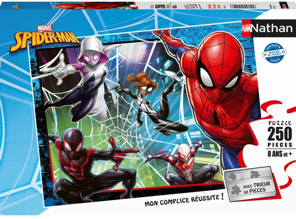 NATHAN - SPIDER-MAN - PUZZLE 250 PIECES LA NAISSANCE D'UN HEROS