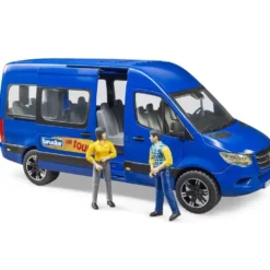 NAVETTE DE TRANSPORT MERCEDES BENZ SPRINTER TRANSFERT AVEC 2 FIGURINES
