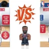 NBA ALL STAR 5 MAJEUR - PACK 5 FIGURINES EN BRIQUES A COLLECTIONNER