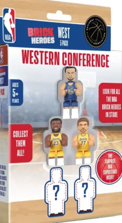 NBA ALL STAR 5 MAJEUR - PACK 5 FIGURINES EN BRIQUES A COLLECTIONNER