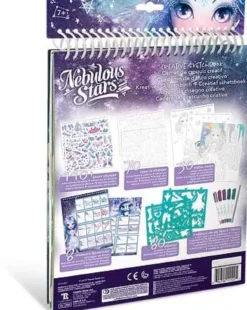 NEBULOUS STARS - CREATIVE SKETCHBOOK - GEOMETRIC CRYSTAL PAGES - ICEANA
