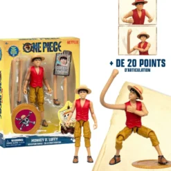 ONE PIECE NETFLIX - FIGURINE ARTICULEE -LUFFY