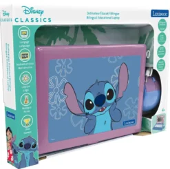 ORDINATEUR EDUCATIF BILINGUE STITCH AVEC 170 ACTIVITES (EN/FR)