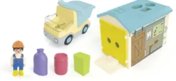 OUVRIER AVEC CAMION ET GARAGE - 71686