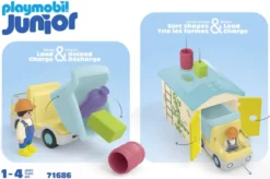OUVRIER AVEC CAMION ET GARAGE - 71686