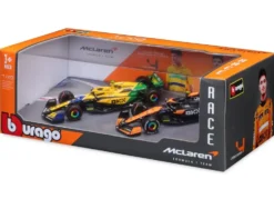 PACK DE 2 VOITURES DE COURSE 1/43 MC LAREN F1 2024