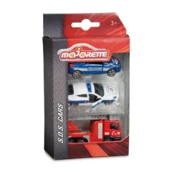 PACK 3 VEHICULES SOS - MAJORETTE PRENIUM