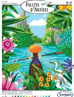 PALETTE D'ARTISTE LAGON EN THAILANDE