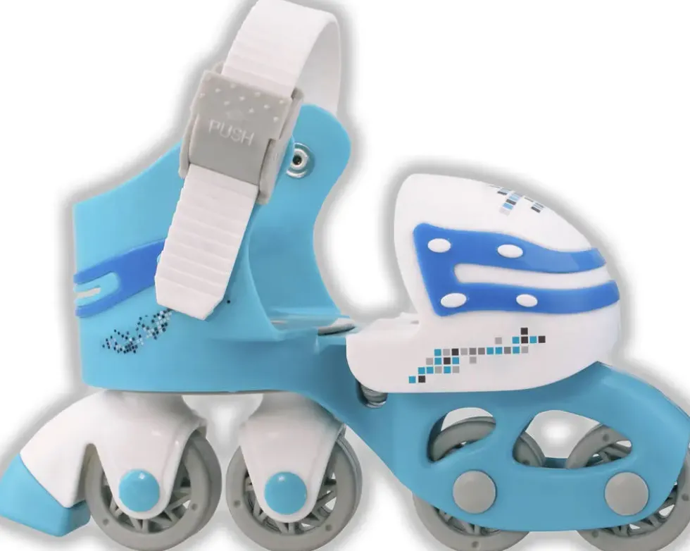 PATINS EVOLUTIFS ET AJUSTABLES BLEU POINTURE 25-32