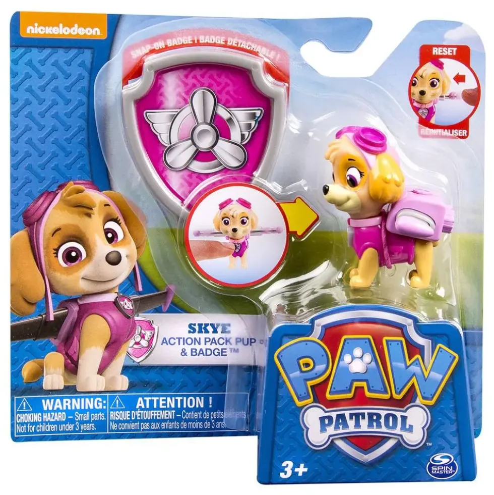 PAT'PATROUILLE - FIGURINE SAC A DOS TRANSFORMABLE