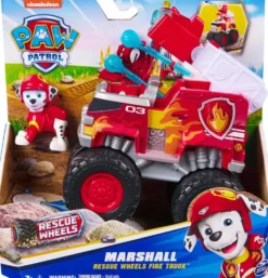 PAT' PATROUILLE- VEHICULE + FIGURINE RESCUE WHEELS MARCUS