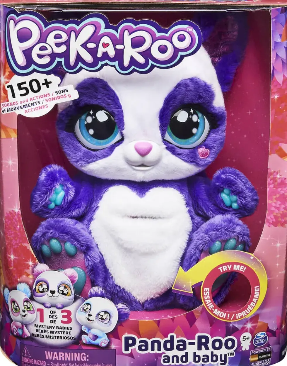 PEEK A ROO MAMAN PANDA ROO & BEBE SURPRISE