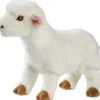 PELUCHE AGNEAU BLANC 28 CM